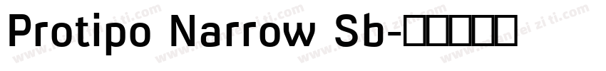 Protipo Narrow Sb字体转换